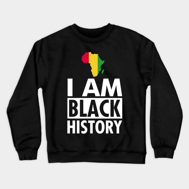 I am black history African heritage Crewneck Sweatshirt by Shirtttee